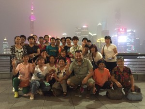 En Shanghai con mujeres chinas